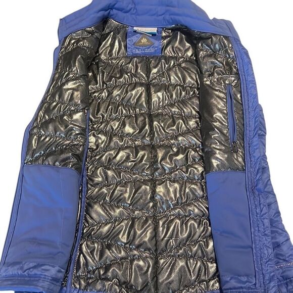 Columbia Blue Full Zip Omni-Heat Omni-Shield Quilted Vest Size Medium - Picture 7 of 11